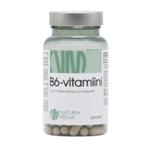 B6-vitamiini Pyridoksaali-5-fosfaatti 60 kaps - Natura Media