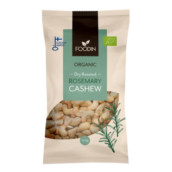 Foodin Rosmariini cashew, luomu 120g