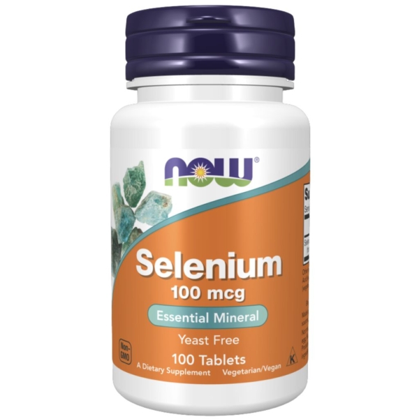 Selenium 100g 100 tabl - Now Foods
