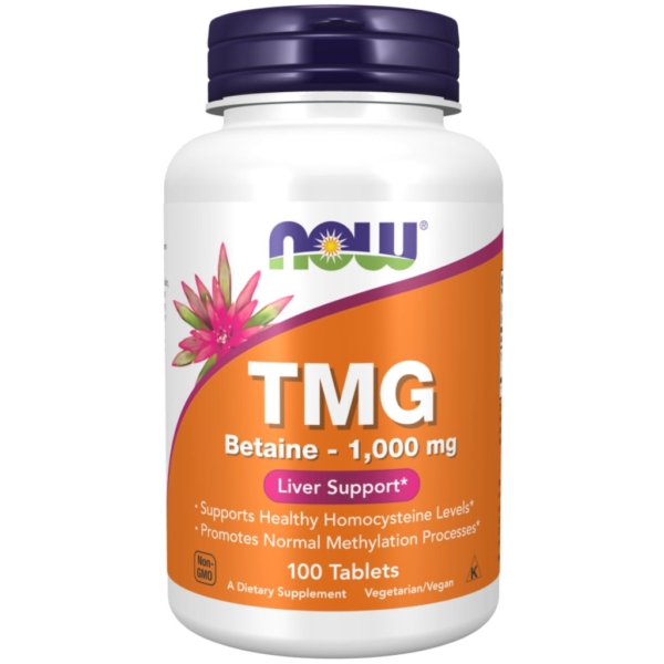 TMG Betaine 1000mg 100 tabl - Now Foods