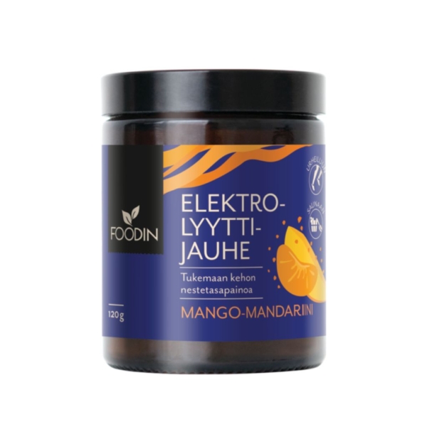 Foodin Elektrolyyttijauhe Mango-mandariini 120 g
