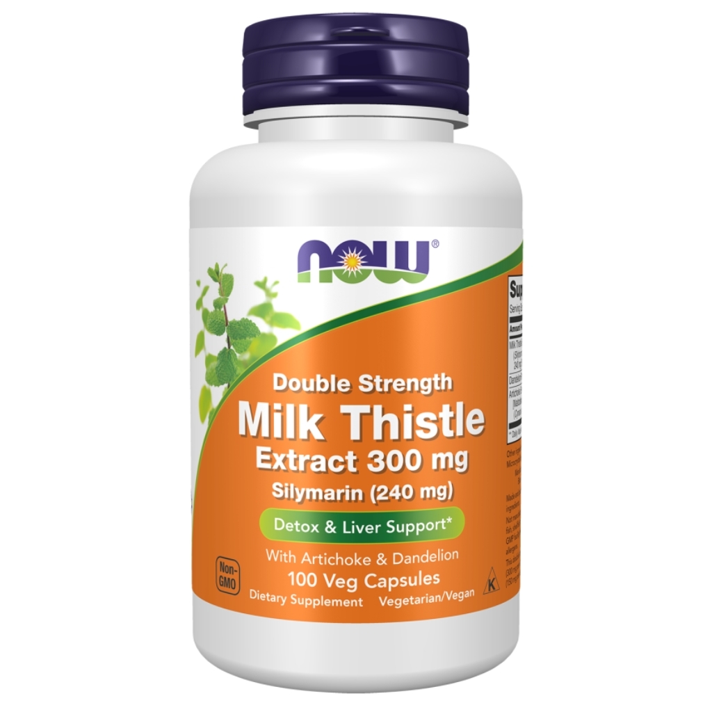 Now Foods Double Strenght Milk Thistle Extract 300mg 100 kaps Now Foods Double Strenght Milk Thistle Extract 300mg 100 kaps