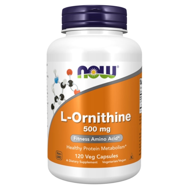 L-Ornitine 500mg 120 kaps - Now Foods