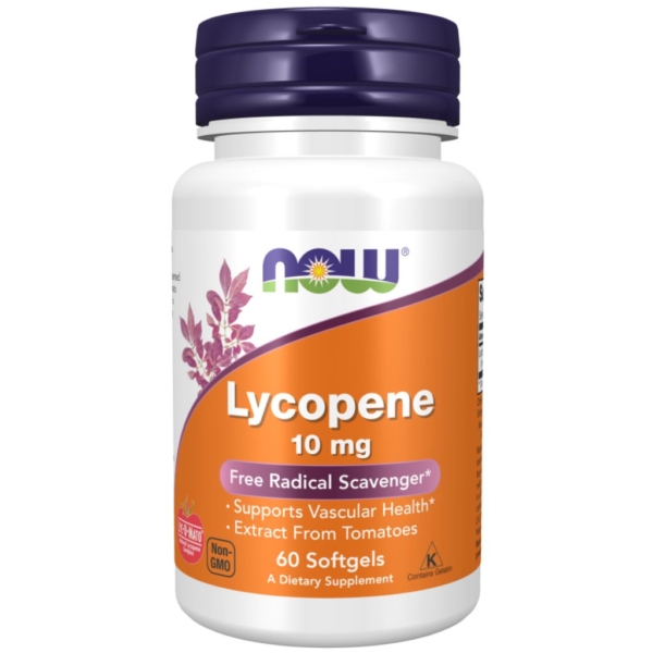 Lycopene 10mg 60 kaps - Now Foods