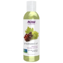 Grapeseed oil 100% pure 118ml - Now Foods