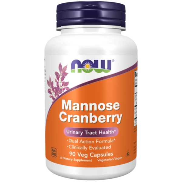Mannose Cranberry 90 kaps - Now Foods