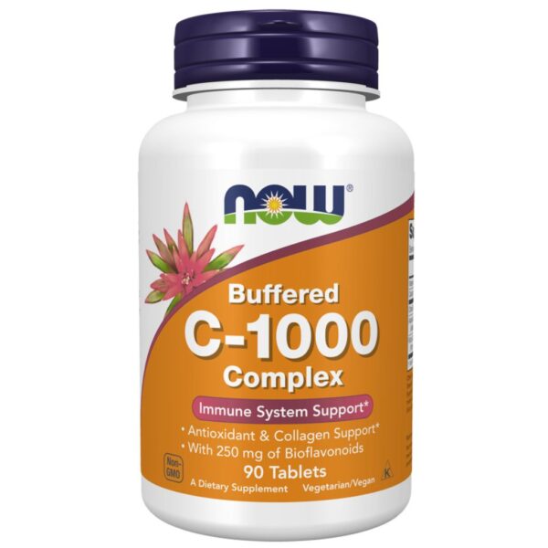 C-1000 Complex 250 mg Buffered & Bioflavonoids 90 tabl - Now Foods