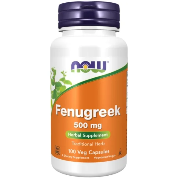 Fenugreek 500 mg 100 kaps - Now Foods