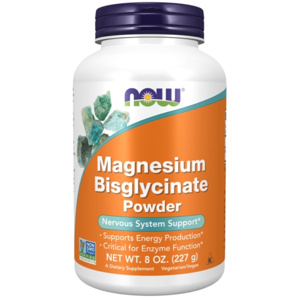 Magnesium Bisglycinate Powder 227g - Now Foods