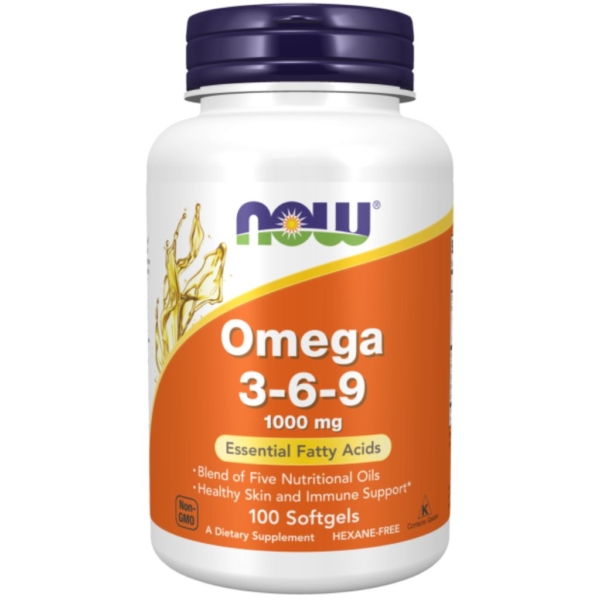 Omega 3-6-9 1000 mg 100 kaps - Now Foods
