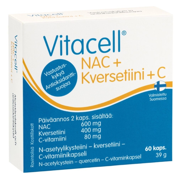 Vitacell NAC + Kversetiini + C 60 kaps - Hankintatukku