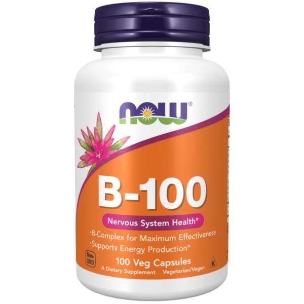 B-100 B-complex 100 kaps - Now Foods