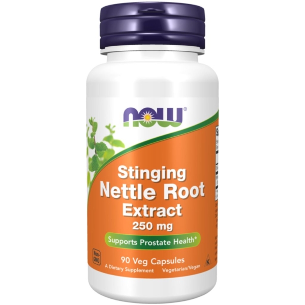 Stinging Nettle Root Extract 250 mg 90 kaps - Now Foods