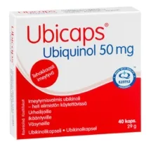 Ubicaps Ubiqinol 50 mg 40 kaps - Hankintatukku