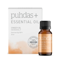 Puhdas+ Inkivääri eteerinen öljy 10 ml