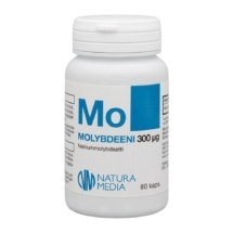 Molybdeeni 300µg 80 kaps - Natura Media