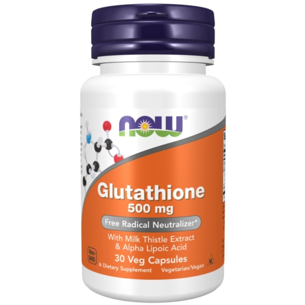 Glutathione 500mg 30 kaps - Now Foods