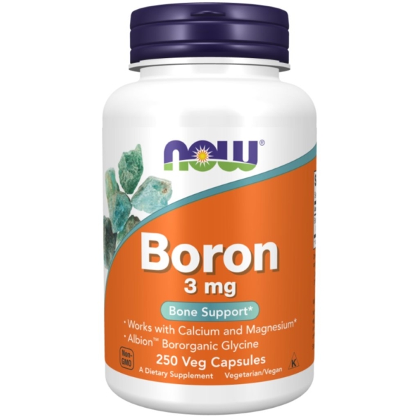 Boron 3mg 250kaps - Now Foods