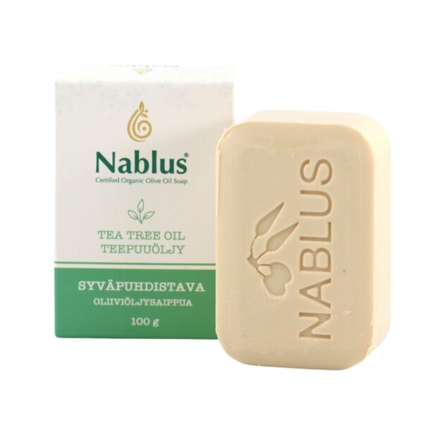Teepuuöljy oliiviöljysaippua 100 g - Nablus