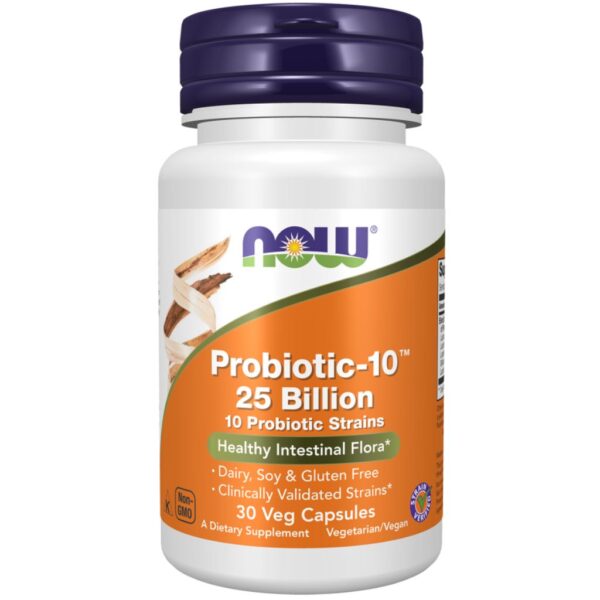 Probiotic-10 25 billion 30 kaps - Now Foods