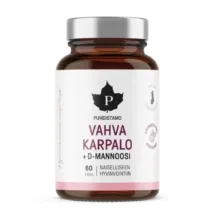 Puhdistamo Vahva Karpalo + D-Mannoosi 60 kaps