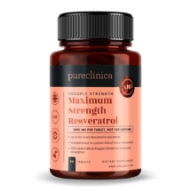 Pureclinica Maximum Strenght Resveratrol 1000mg 90 tabl