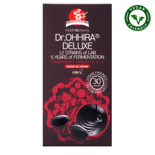 Dr. Ohhira – mikä tekee japanilaisista maitohappobakteereista erityisiä? Dr. Ohhira Deluxe 30 kapselia: 12 bakteerikantaa, 5 vuoden fermentaatio