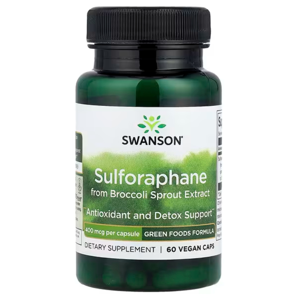 Sulforaphane from Broccoli Sprout Extract 400mg 60 kaps - Swanson Sulforaphane from Broccoli Sprout Extract 400mg 60 kaps - Swanson