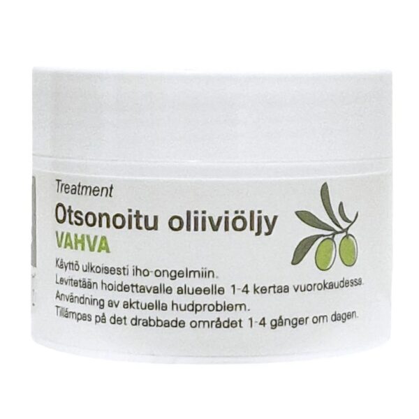 O-Live otsonoitu oliiviöljy vahva 50 ml - Suomen otsoniterapia