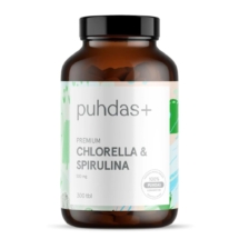 Puhdas+ Premium Chlorella & Spirulina 500mg 300 tbl
