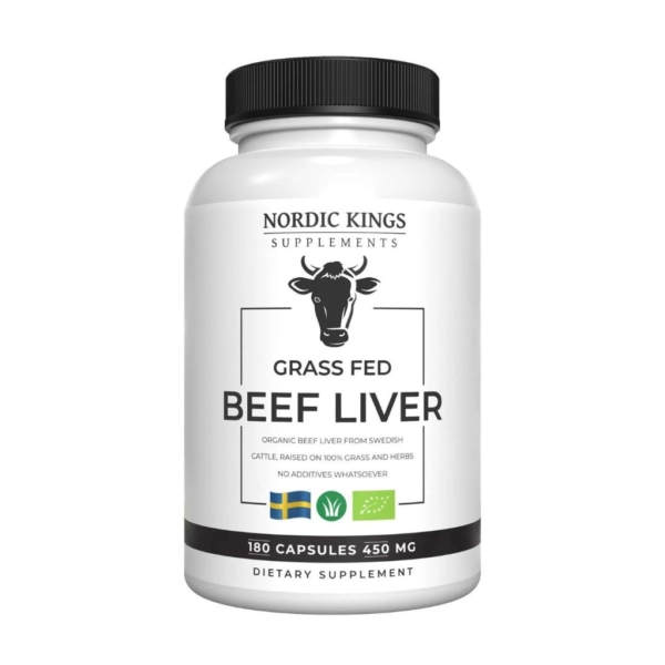 Nordic Kings Luomu Härän maksa 500mg 180 kaps