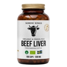 Nordic Kings Luomu häränmaksa 500 mg 180 kaps