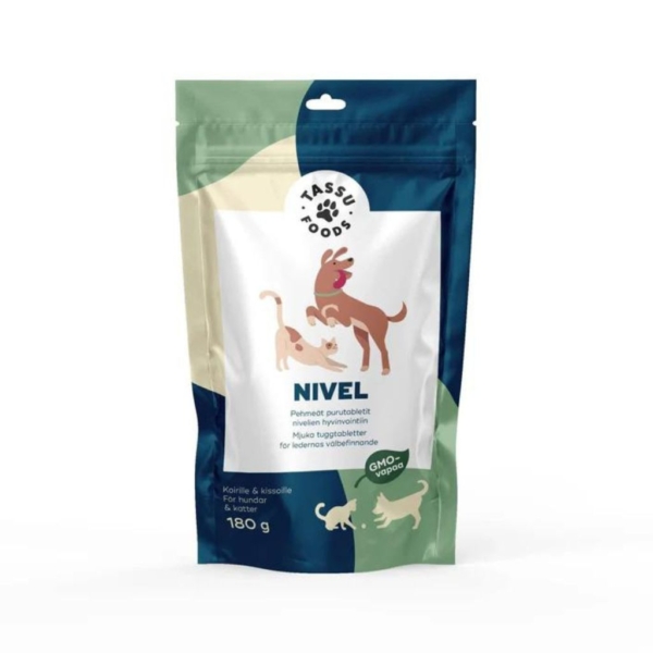 Tassu Foods Nivel koirille ja kissoille 60 purutablettia