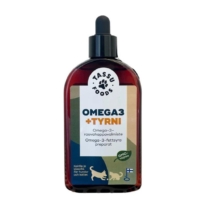 Tassu Foods Omega-3 + Tyrni rasvahapot koirille ja kissoille 100ml