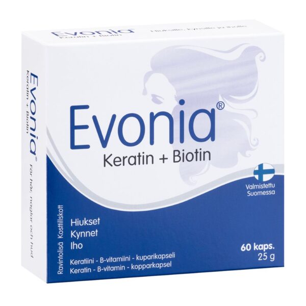 Evonia Keratin 60 kaps - Hankintatukku