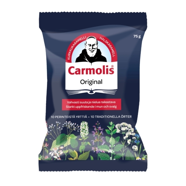 Carmolis Yrttikaramelli 72g - Bertil`s Health