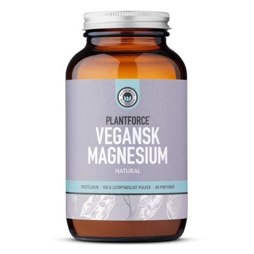 Plantforce Vegan Magnesium maustamaton 150 grammaa
