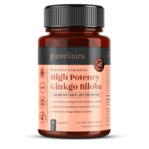 Pureclinica High Potency Ginkgo Biloba 600mg 90 tbl