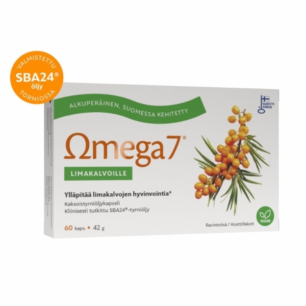 Omega7 SB24 Kaksoistyrniöljy 60 kaps - Aromtech
