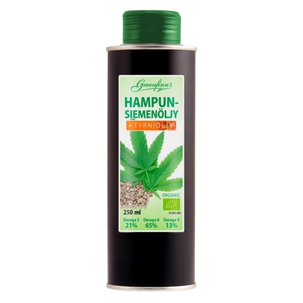 Hampunsiemen-tyrniöljy 250 ml - Greenfinn's