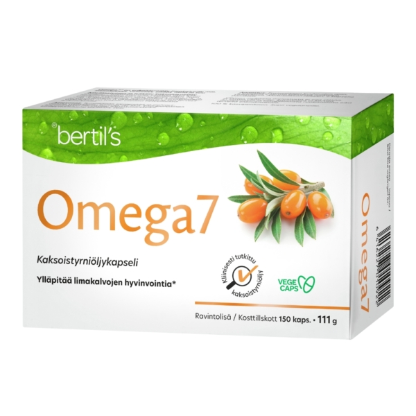 Omega7 Kaksoistyrniöljy 150 kaps - bertil´s