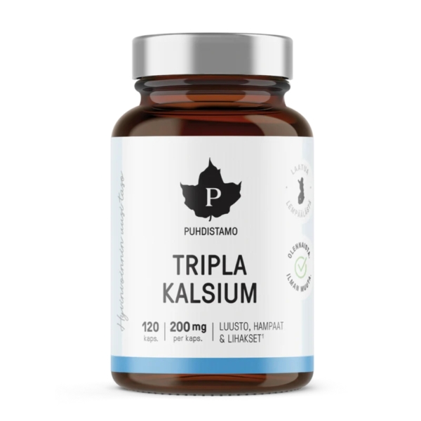 Puhdistamo Tripla Kalsium 200mg 120 kaps
