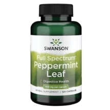 Full Spectrum Peppermint Leaf 400mg 120 kaps - Swanson
