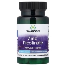 Zinc Picolinate 22mg 60 kaps - Swanson