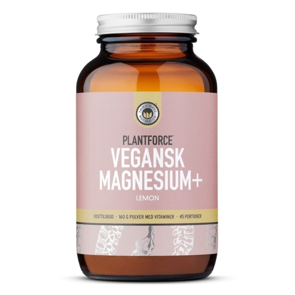 Plantforce Vegan Magnesium+ sitruuna 160 g