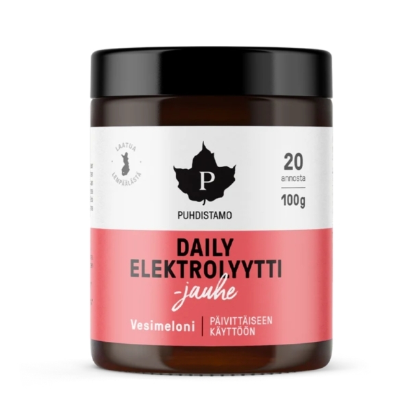 Puhdistamo Elektrolyyttijauhe Vesimeloni 100 g