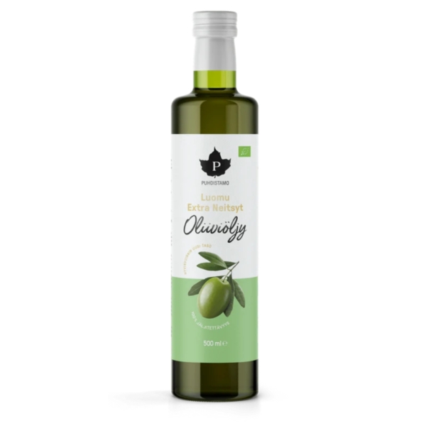 Extra neitsyt oliiviöljy 500ml Puhdistamo