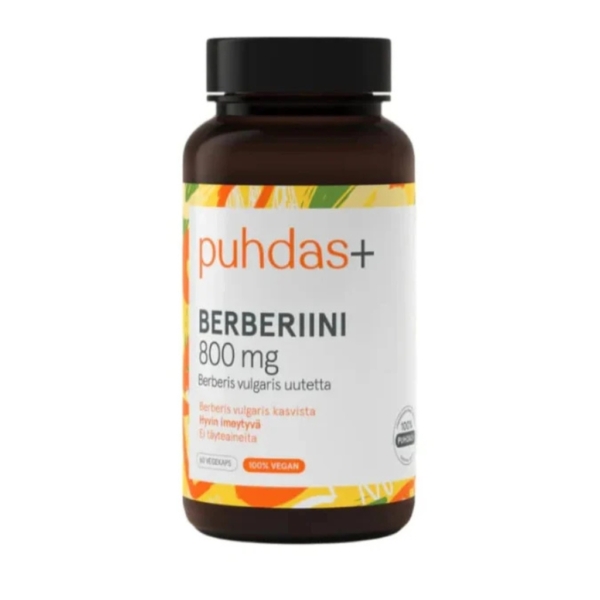 Puhdas+ Berberiini 800 mg 60 kaps