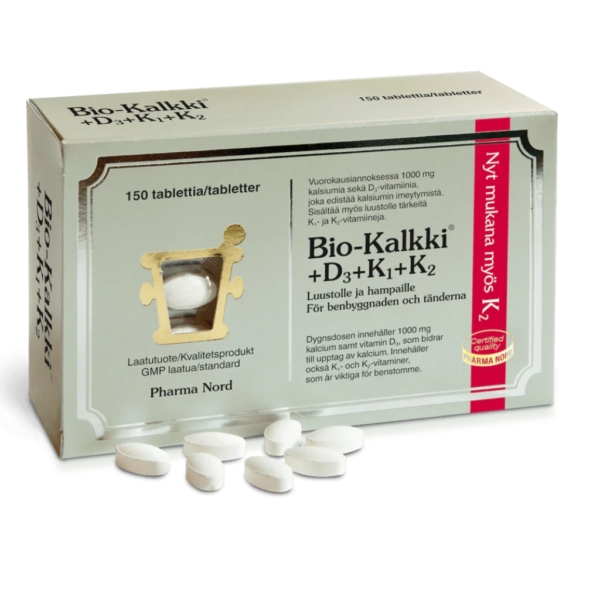 Pharma Nord Bio-kalkki+D3+K1+K2 150 tabl