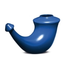 Sarvikuono sininen nenänhuuhtelukannu